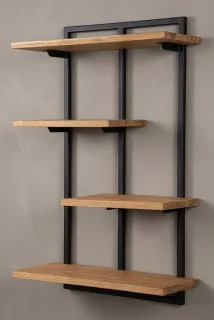 Estante de Pared - Diseño Industrial — 110 × 50 × 15 cm