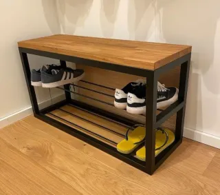 Organizador de Calzado - 2 niveles - Estilo Industrial — 45 × 90 × 30 cm