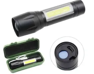 Mini Linterna Led Recargable USB 2 — Chico