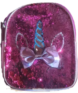 Mochila con lentejuelas brillantes