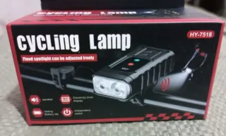 Faro delantero para bicicleta recargable