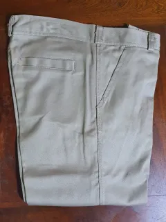Pantalón de Trabajo Industrial - Tela Resistente 100% Algodón